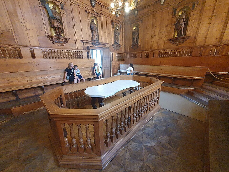 The Archiginnasio Library and the Anatomical Theatre
