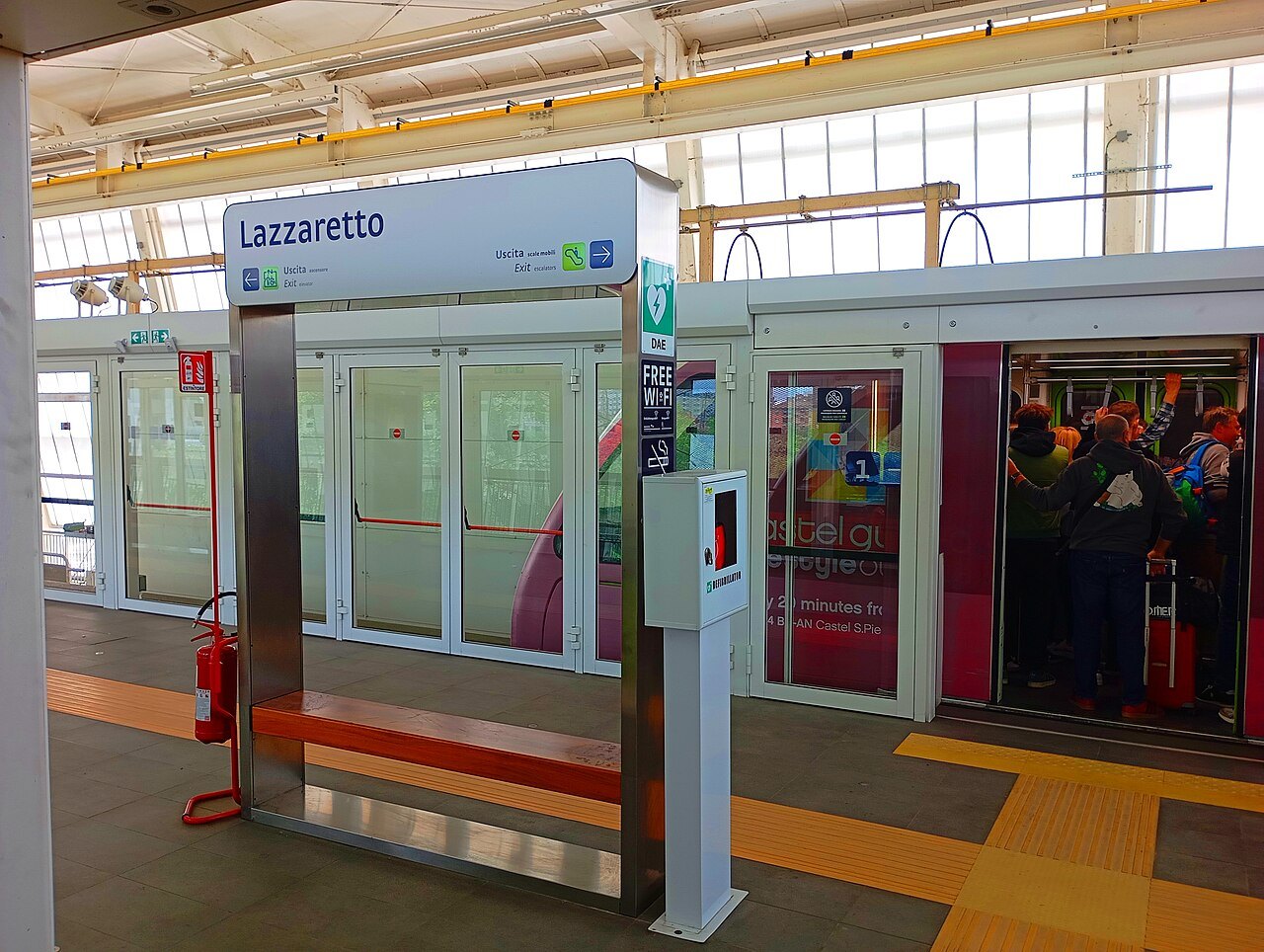 Lazzaretto, the Marconi Express's intermediate stop