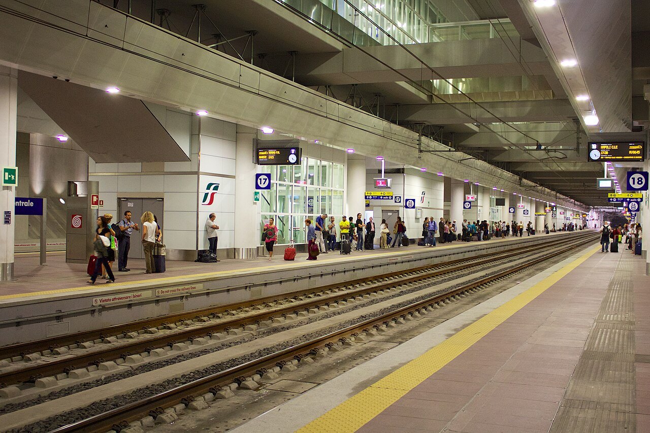The underground high-speed platforms at Bologna Centrale