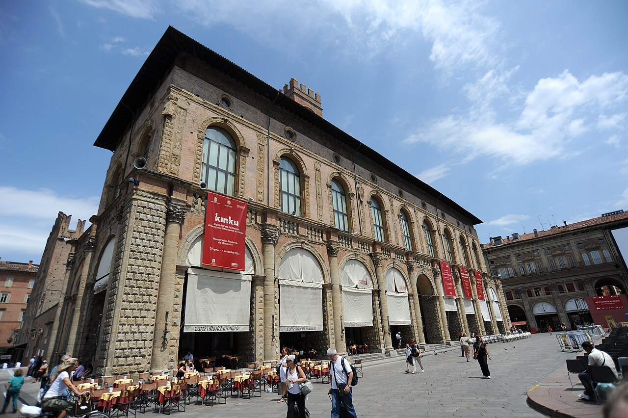The Palazzo del Podestà on Piazza Maggiore