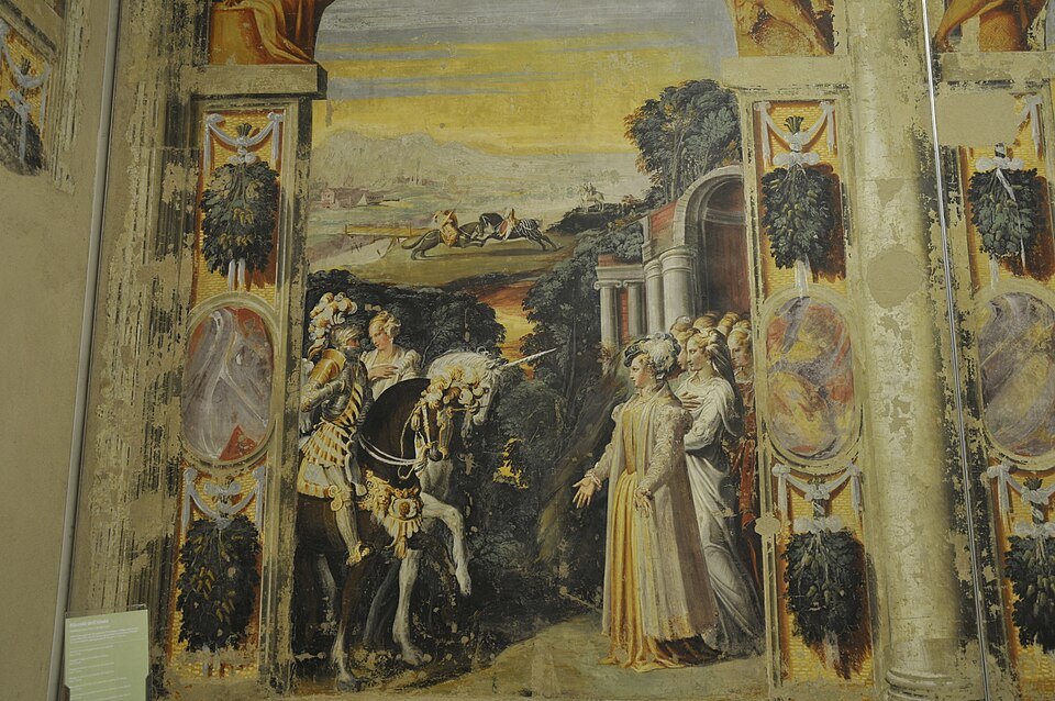 BO - Pinacoteca Nazionale - Sala 21 - Nicolò dell'Abate - Episodi dell'Orlando Furioso 01