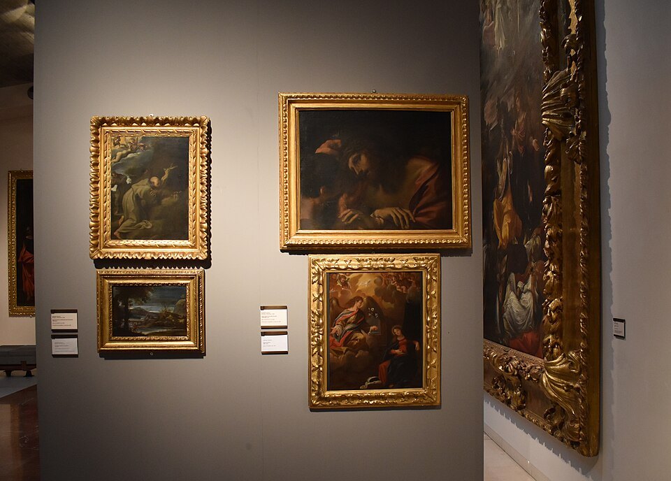 Sala 23, I Carracci, dettaglio, Pinacoteca Nazionale (Bologna)